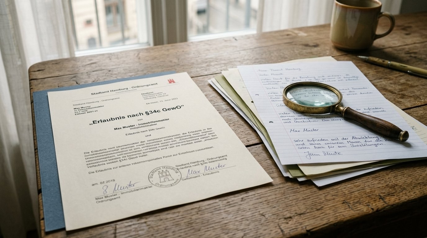 Grenzen der §34c-Erlaubnis: Formale Prüfung ohne fachliche Eignungsgarantie