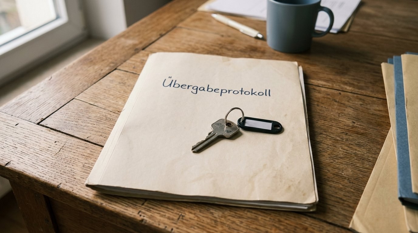 Hausschlüssel und GEG-Pflichten symbolisieren Eigentümerrisiko